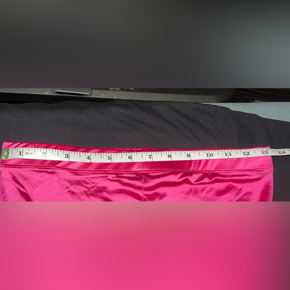 Hot Pink Platform Heel Pant Boots Leggings Statement Party Rave Outfit - Picture 5 of 9